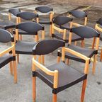 12 X Vintage Strax Stoelen, Hartmut Lohmeyer Voor Casala. thumbnail 2