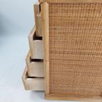 Midcenturymodern Rattan Rotan Bamboo Ladekast thumbnail 5