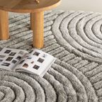 Kaimana Vloerkleed Rond 200x200cm - Greige thumbnail 2