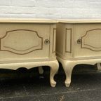 Set Van Twee Vintage Nachtkastjes, 49 Cm Hoog Prijs/set thumbnail 2