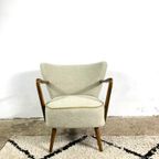 Mid Century Club Chair Boucle thumbnail 2