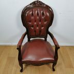 Brocante Vintage Franse Louis Xv Stoel, Fauteuil 2010 thumbnail 7