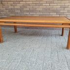 Deense Teakhouten Salontafel Met Omdraaibaar Blad thumbnail 8