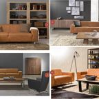 Stoere Leren Bank – Mountain Alp 2,5-zits Lichte Camel Kleur thumbnail 15