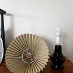 Ceramic Lamp With Accordion Shade thumbnail 9