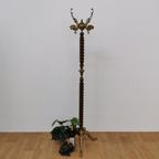 Messing Rococo Staande Kapstok Hollywood Regency Hall Tree 9 thumbnail 6
