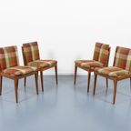 Set Of 4 Isa Bergamo Chairs / Eetkamerstoelen, Italy 1960’S thumbnail 2