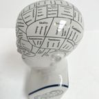 Keramieken 30 Cm Hoge Phrenology Hoofd, 1990’s thumbnail 10