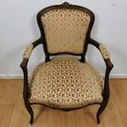 Brocante Vintage Franse Louis Xv Stoel, Fauteuil. 2405200 thumbnail 5