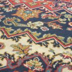 Vintage Vloerkleed Met Voornamelijk Rood En Donkerblauw Met Patronen 236x170cm thumbnail 3