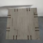 Brocante Hout/Metalen Plantentafel Bijzettafel thumbnail 6