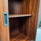 Vintage Dressoir / Archiefkast Palissander Schuifdeuren thumbnail 10