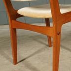 Midcentury Teakhouten Eetkamerset – Tafel – 4 Stoelen thumbnail 3