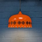 Vintage Oranje Hanglamp, Jaren '60, Deens Design Fog & Mørup thumbnail 8