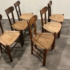 Brutalist Eetkamerstoelen 6 Stuks thumbnail 3