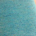 Twee Vintage Eetkamerstoelen Met Petrol Blauw Bekleding thumbnail 6