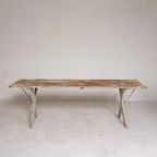 Grote Klaptafel, Biertafel Biere Amos Metz, Jaren 30 thumbnail 4