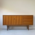 Vintage Houten Dressoir Met 3 Lades En 2 Deurtjes thumbnail 2