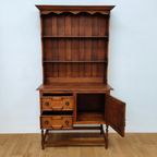 Vintage Landelijke Brocante Keukenkast, Barkast, Wandkast, Buffetkast, Ladekast thumbnail 4