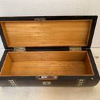 Mooi Antiek Ingelegd Houten Doosje 7 X 17 Cm - Reliving thumbnail 2