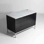 Vintage Mid-century Directeurskast Met Marmer Van Florence Knoll Voor Knoll International thumbnail 4