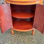 Antieke Wortelnoten Houten Commode Wandconsole, Wandkast, H thumbnail 2