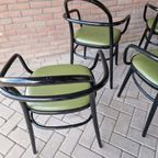Set Van 4 Radomir Hoffman Ligma Vintage Stoelen Als Thonét thumbnail 8