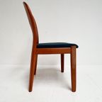 Set Van Vier Niels Koefoed Stoelen Blauw, 1960’S thumbnail 10