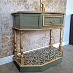 Groen Dressoir Met Goud Oosterse Patronen thumbnail 4