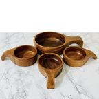 Deens Design Teak Houten Schalen Set thumbnail 3