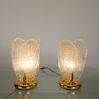Italian Murano Glass Petali Table Lamp, 1970S thumbnail 13