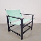 Vintage Safari Chair Hyllinge Møbler Denmark 1970 Fauteuil thumbnail 2