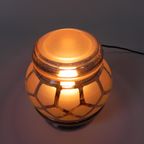 Art Deco Plafondlamp Met Glazen Kap, Jaren 30 thumbnail 9