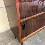 Vintage Houten Kast / Retro Barkast / Vitrine thumbnail 13