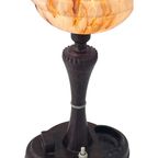 Art Deco - Desk Lamp With Bakelite Feet That Includes And Ashtray - Period Piece thumbnail 3