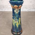 Grote Bloempot Op Staander In Vlaams Aardewerk thumbnail 4