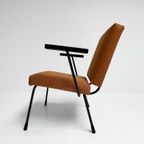 Opnieuw Gestoffeerde Gispen 1401 Fauteuil Van Wim Rietveld, thumbnail 4