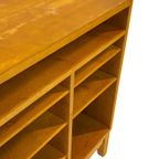 Vintage Kastje Open Kast In Berken Jaren 60 Design thumbnail 14