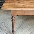 Antieke Tafel Eettafel Franse Wandtafel thumbnail 33