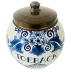 Delftsblauwe Tobacco Pot 1950 Velsen Keramiekfabriek thumbnail 7