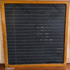 Vintage Zwart Vierkant Schoolbord Met Houten Kader thumbnail 2