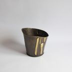 Vintage Modernist Embossed Copper Cachepot, 1950S. thumbnail 4