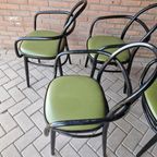 Set Van 4 Radomir Hoffman Ligma Vintage Stoelen Als Thonét thumbnail 10