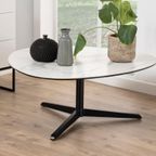 Volterra Salontafel - 100 X 95 Cm - Wit Keramiek thumbnail 8