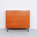 Vintage Secretaire Kast Teak, Jaren 60 thumbnail 3