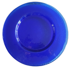 Grote Kobaltblauwe Glazen Borden Met Werkje Set Van 4 thumbnail 6
