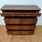 Vintage Chiffonnière Ladekast Dressoir Commode Linnenkast Ladekastje thumbnail 4