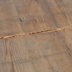 Brutalist Eettafel, Industrieel Steenschotten Blad En Metalen Onderstel thumbnail 8