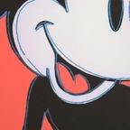 Offset Litho Naar Andy Warhol Mickey Mouse Rood 581/2400 Pop Art Kunstdruk thumbnail 7