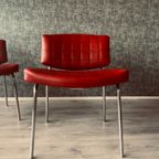 2X Vintage Conseil Chairs By Pierre Gauriche For Meurop,Ca60 thumbnail 12